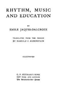 cover of the book Rhythm, Music And Education