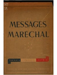 cover of the book Les messages du Maréchal