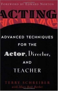 cover of the book Acting: Advanced Techniques for the Actor, Director, and Teacher