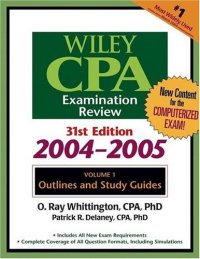 cover of the book Wiley CPA Examination Review, Outlines and Study Guides (Wiley Cpa Examination Review Vol 1: Outlines and Study Guides) (Volume 1)