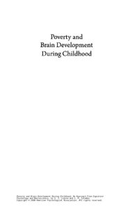 cover of the book Poverty and Brain Development During Childhood: An Approach from Cognitive Psychology and Neuroscience