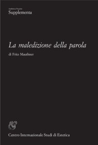 cover of the book La maledizione della parola. Testi di critica del linguaggio