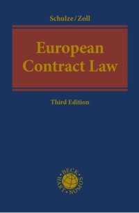 cover of the book European Contract Law (Third Edition)