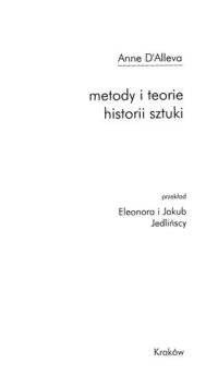 cover of the book Metody i teorie historii sztuki