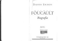 cover of the book Michel Foucault. Biografia