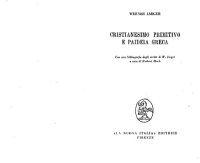 cover of the book Cristianesimo primitivo e paideia greca