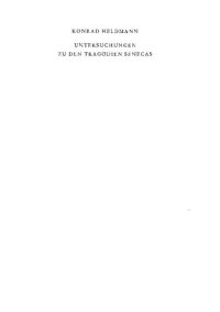 cover of the book Untersuchungen zu den Tragödien Senecas