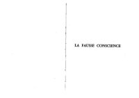 cover of the book La fausse conscience: essai sur la réification