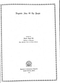 cover of the book Linguistic Atlas of the Punjab