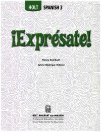 cover of the book ¡Exprésate! Spanish 3