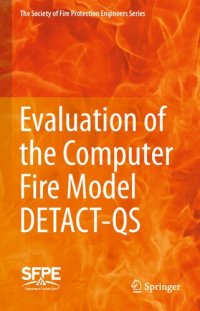 cover of the book Evaluation of the Computer Fire Model DETACT-QS