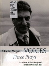 cover of the book Voices : three plays : To have been, Stadelmann, Voices