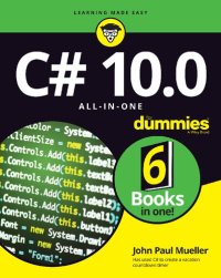 cover of the book C# 10.0 All-in-One For Dummies (For Dummies (Computer/Tech))