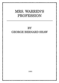 cover of the book Mrs. Warren's Profession