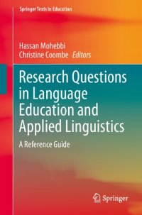 cover of the book Research Questions in Language Education and Applied Linguistics: A Reference Guide