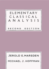 cover of the book Elementary Classical Analysis