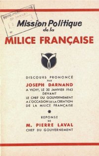 cover of the book Mission politique de la Milice française