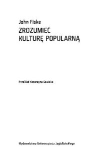 cover of the book Zrozumieć kulturę popularną