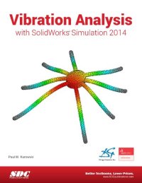 cover of the book Vibration Analysis with SolidWorks Simulation 2014