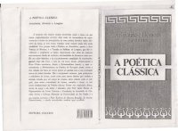 cover of the book Aristóteles; Horácio; Longino: A poetica clássica