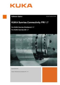 cover of the book KUKA Sunrise.Connectivity FRI 1.7