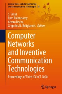 cover of the book Computer Networks and Inventive Communication Technologies: Proceedings of Third ICCNCT 2020