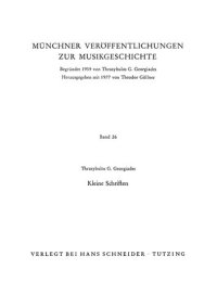 cover of the book Kleine Schriften