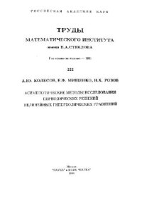 cover of the book Асимптотические методы исследования периодических решений нелинейных гиперболических уравнений