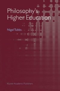 cover of the book Philosophy's Higher Education