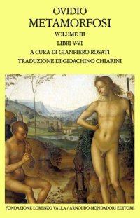 cover of the book Metamorfosi. Libri V-VI. Testo latino a fronte