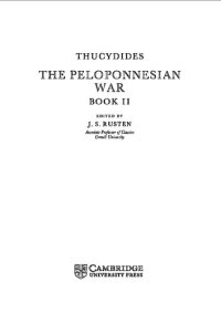 cover of the book Thucydides: The Peloponnesian War, Book 2