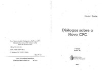 cover of the book Diálogos sobre o Novo CPC