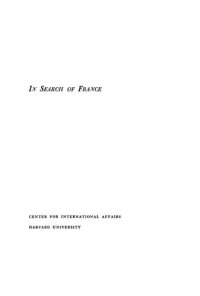 cover of the book In Search of France