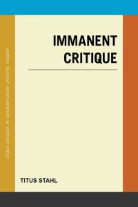 cover of the book Immanent Critique