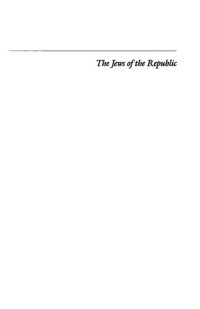 cover of the book The Jews of the Republic: A Political History of State Jews in France from Gambetta to Vichy