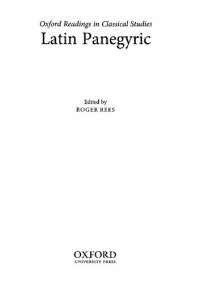 cover of the book Latin Panegyric