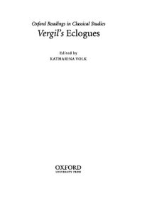 cover of the book Vergil's Eclogues