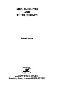 cover of the book Muslim saints and their shrines