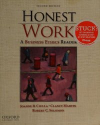 cover of the book Honest Work. A Business Ethics Reader