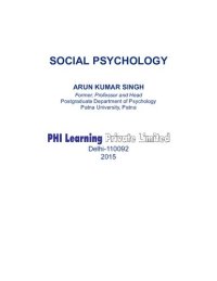 cover of the book Social Psychology