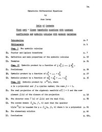 cover of the book Hyperbolic Differential Equations