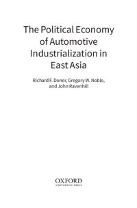 cover of the book The Political Economy of Automotive Industrialization in East Asia