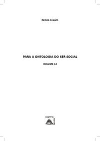 cover of the book Para uma ontologia do ser social