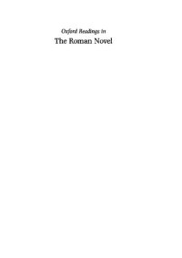 cover of the book Oxford Readings in the Roman Novel