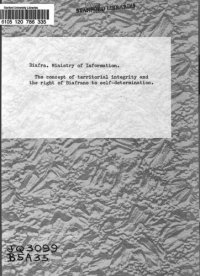 cover of the book The Concept of Territorial Integrity and the Right of Biafrans to Self-determination