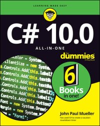 cover of the book C# 10.0 All-in-One For Dummies (For Dummies (Computer/Tech))