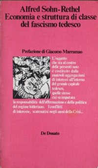 cover of the book Economia e struttura di classe del fascismo tedesco