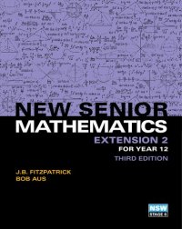 cover of the book New senior mathematics extension 2 for year 12