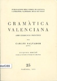 cover of the book Gramàtica valenciana amb exercicis pràctics