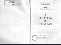 cover of the book A didatica das ciencias